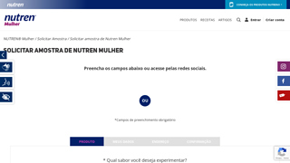 Nestl Liberou Amostra Grtis De Nutren Mulher Com Colgeno Verisol